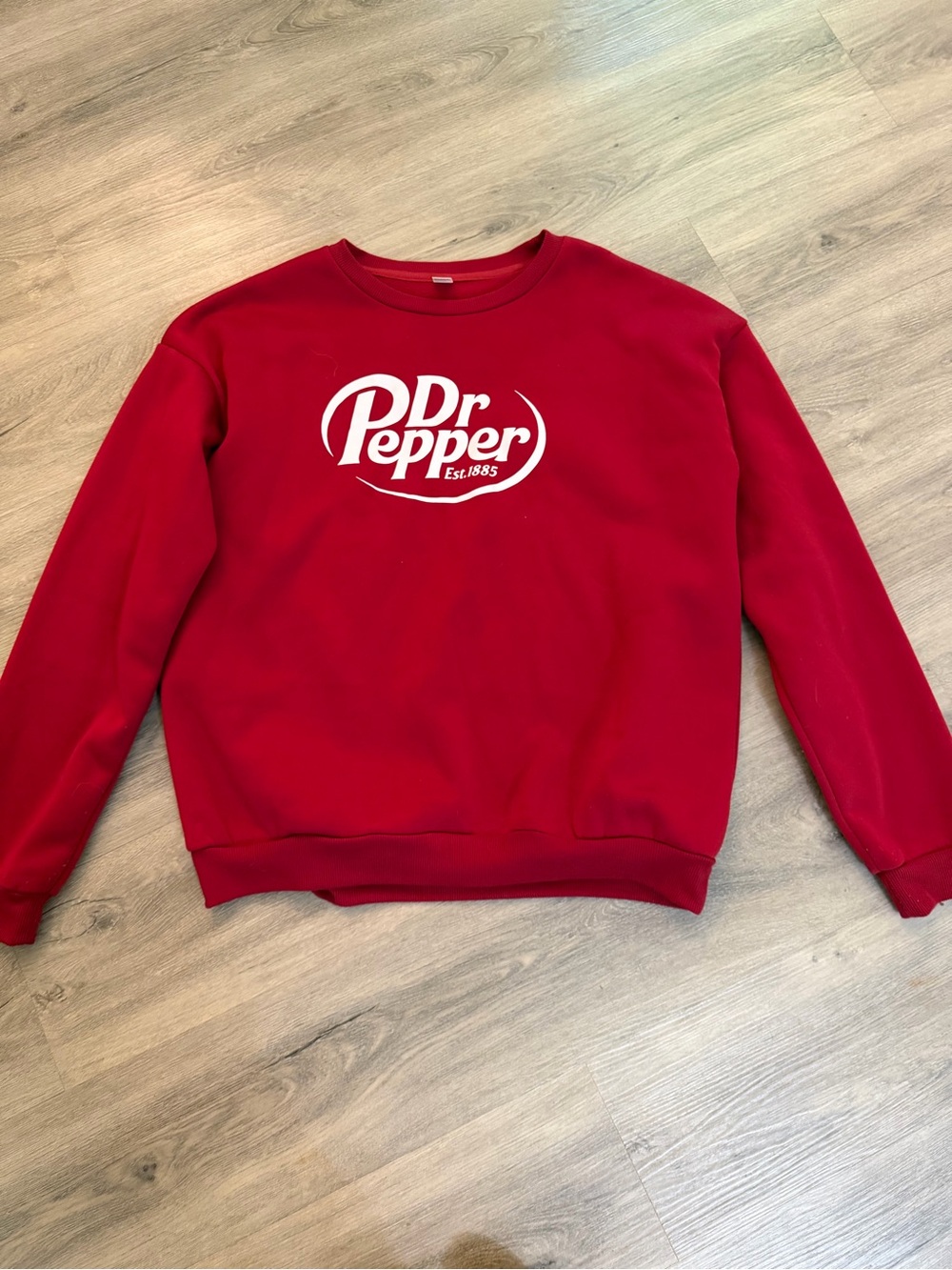 Women's Red Logo Crewneck Sweatshirt